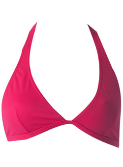 Dorothy Perkins Strawberry halter neck bikini top