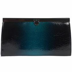 Dorothy Perkins Teal flip lock purse