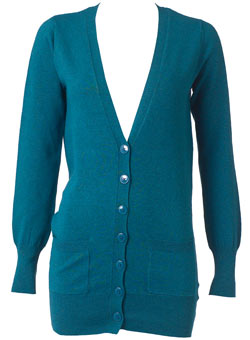 Teal girlfriend cardigan