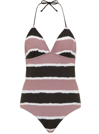 Tie dye v neck swimsuit DP06935310