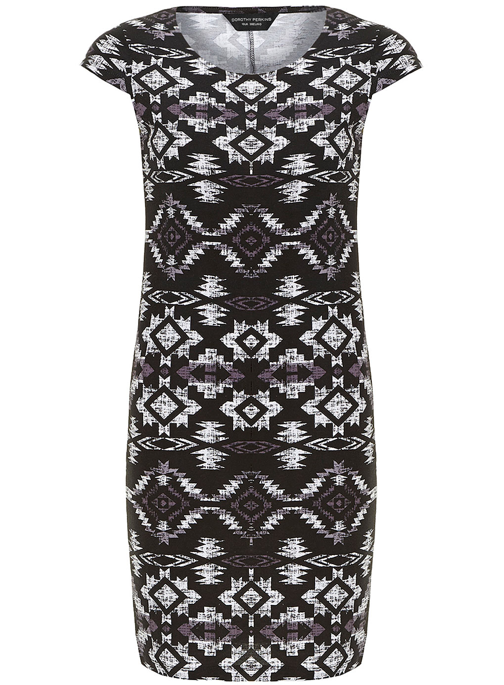 Tribal t-shirt tube dress 07220232