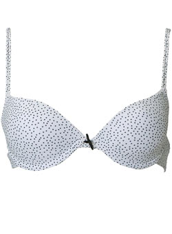 Dorothy Perkins White spot bra