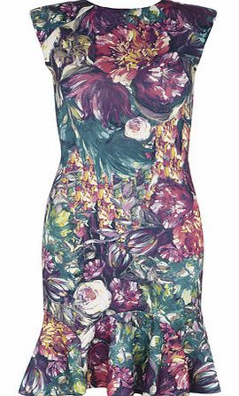 Dorothy Perkins Womens Amy Childs Peony Floral Midi Flippy