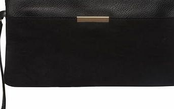 Dorothy Perkins Womens Black bar pocket wristlet- Black DP18399801