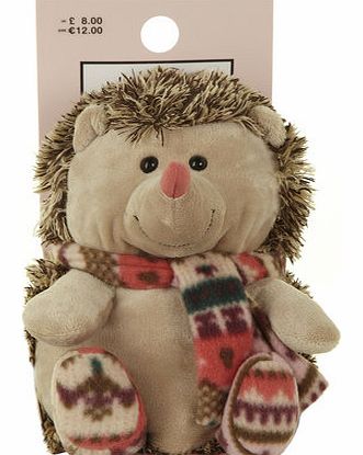 Dorothy Perkins Womens Brown Sitting Hedgehog Hottie- Brown