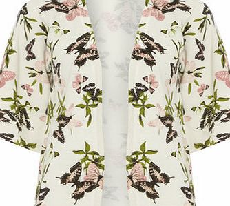 Dorothy Perkins Womens Butterfly Print Kimono- Multi Colour