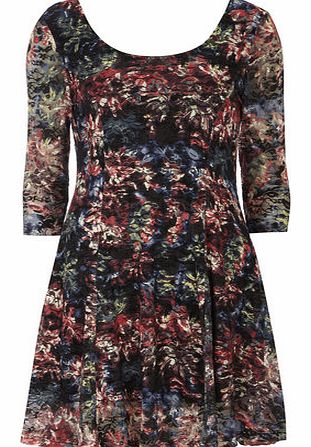 Dorothy Perkins Womens Izabel London Multi Blue Floral Lace