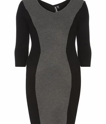 Dorothy Perkins Womens Izabel london Multi Grey Bodycon Dress-