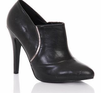Womens Little Mistress Black Stiletoo Ankle