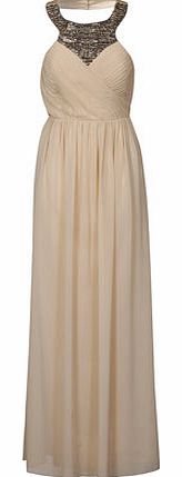 Womens Little Mistress Cream Maxi Dress- Cream