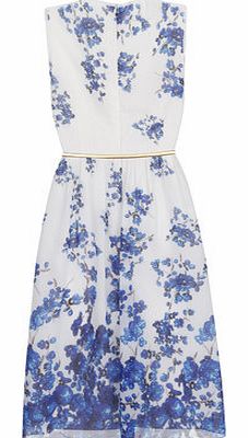 Womens Little Mistress Floral Cross-Over Dress-