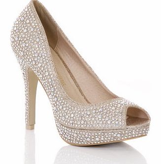 Womens Little Mistress Pewter Stiletoo Ankle
