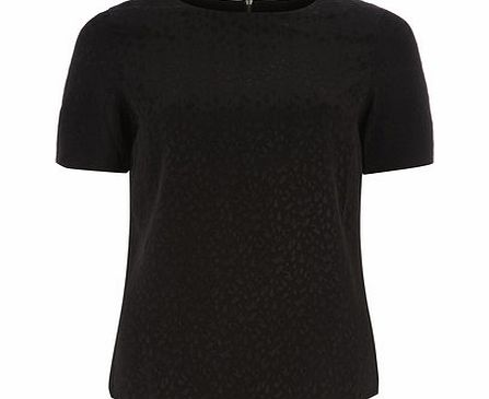 Womens Luxe Black Animal Blouse- Black DP12321810