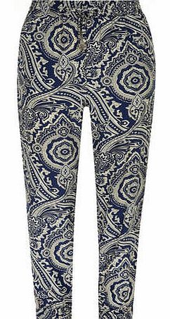 Dorothy Perkins Womens Madam Rage Aztec hareem pants- Blue