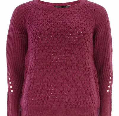 Dorothy Perkins Womens Magneta pink bobble stitch jumper- Pink