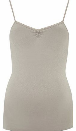 Womens Mamalicious Maternity silver strap top-