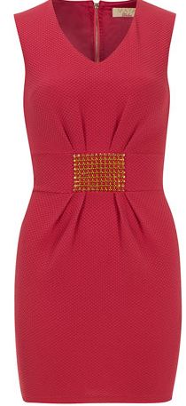 Dorothy Perkins Womens Maya Cerise Broach Detail Tunic- Pink