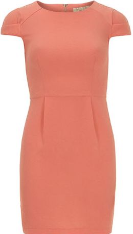 Dorothy Perkins Womens Maya Peach Cap Sleeve Shift Tunic- Pink