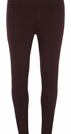 Womens Merlot Eden Ultra Soft Jeggings- Merlot