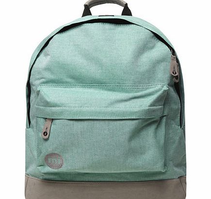 Dorothy Perkins Womens Mipac green Chambray backpack- Green