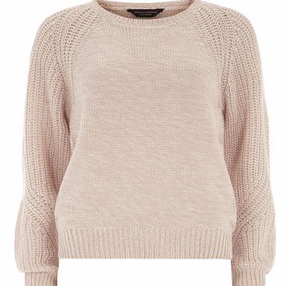 Dorothy Perkins Womens Nude detailed jumper- Nude DP55144400