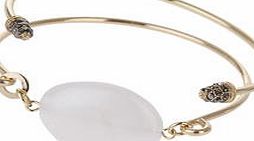 Dorothy Perkins Womens Pebble Bangle Pack- Cream DP49815846