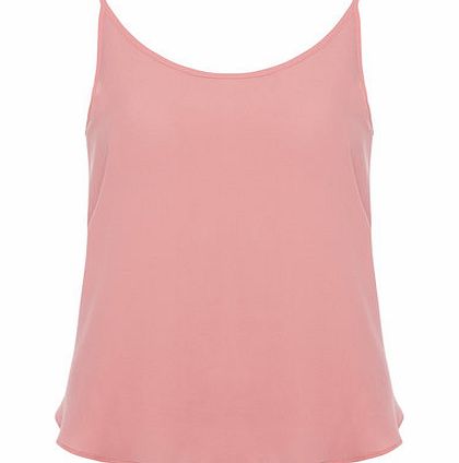 Dorothy Perkins Womens Petite Strawberry Cami Top- Pink DP79290864