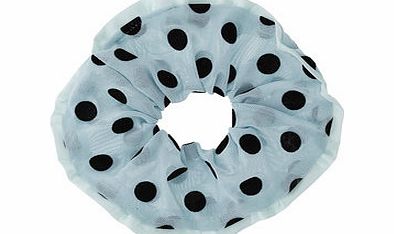 Dorothy Perkins Womens Polka Dot Green Scrunchie- Green DP49815418