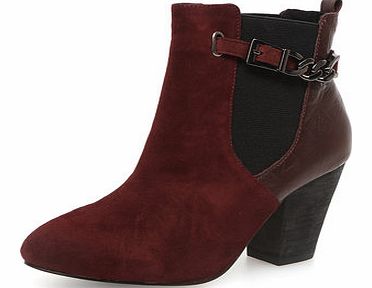 Dorothy Perkins Womens Ravel Pull on ankle boots- Purple