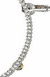 Dorothy Perkins Womens Silver Crystal Stone Earcuff- Silver