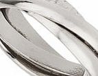 Dorothy Perkins Womens Silver Russian Band Ring- Silver DP49815490