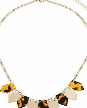 Dorothy Perkins Womens Tortoise Shell Bunting Chain- Multi
