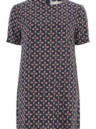 Dorothy Perkins Womens Voulez Vous Grey Floral Tunic- Grey