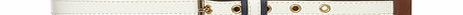 Dorothy Perkins Womens White Webbing Skinny Belt- White DP11150802