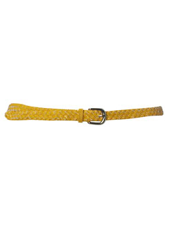 Dorothy Perkins Yellow skinny snake belt