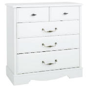 3 & 2 Drawer Chest White