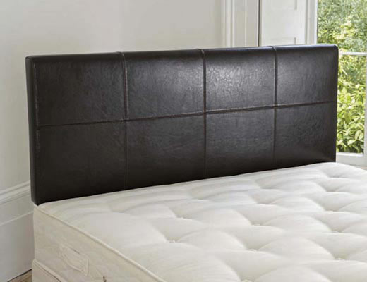 double Linium Headboard - Dark brown