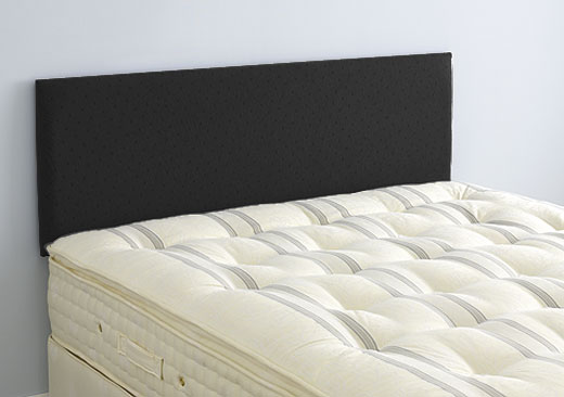 double Newark Headboard - Charcoal