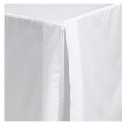 Double Valance Sheet, White Twinpack