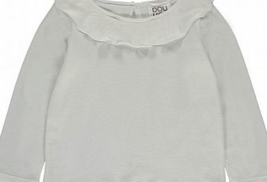 Douuod Fustella Blouse Off white `6 months,12 months,18