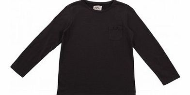 Hunter pocket t-shirt Charcoal `6 years,8