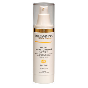 Dr Lewinns Facial Moisturising Lotion SPF 30  50g