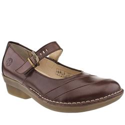 Dr Martens Female Dr Martens Emily Leather Upper in Dark Brown