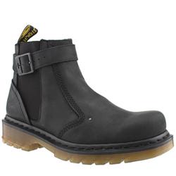 Dr Martens Male Saracen Buckle Biker Leather Upper Casual Boots in Black, Dark Brown