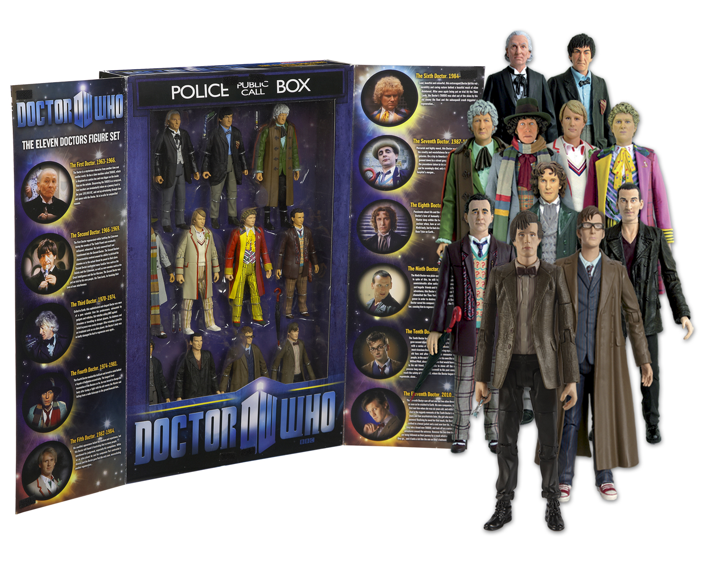 11 Doctors Action Figure Collector Set