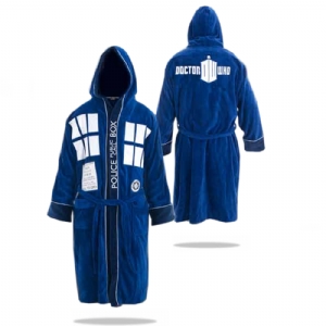 Who Tardis Bathrobe with Hood