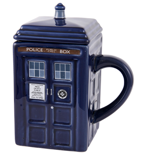 DR Who Tardis Mug With Lid