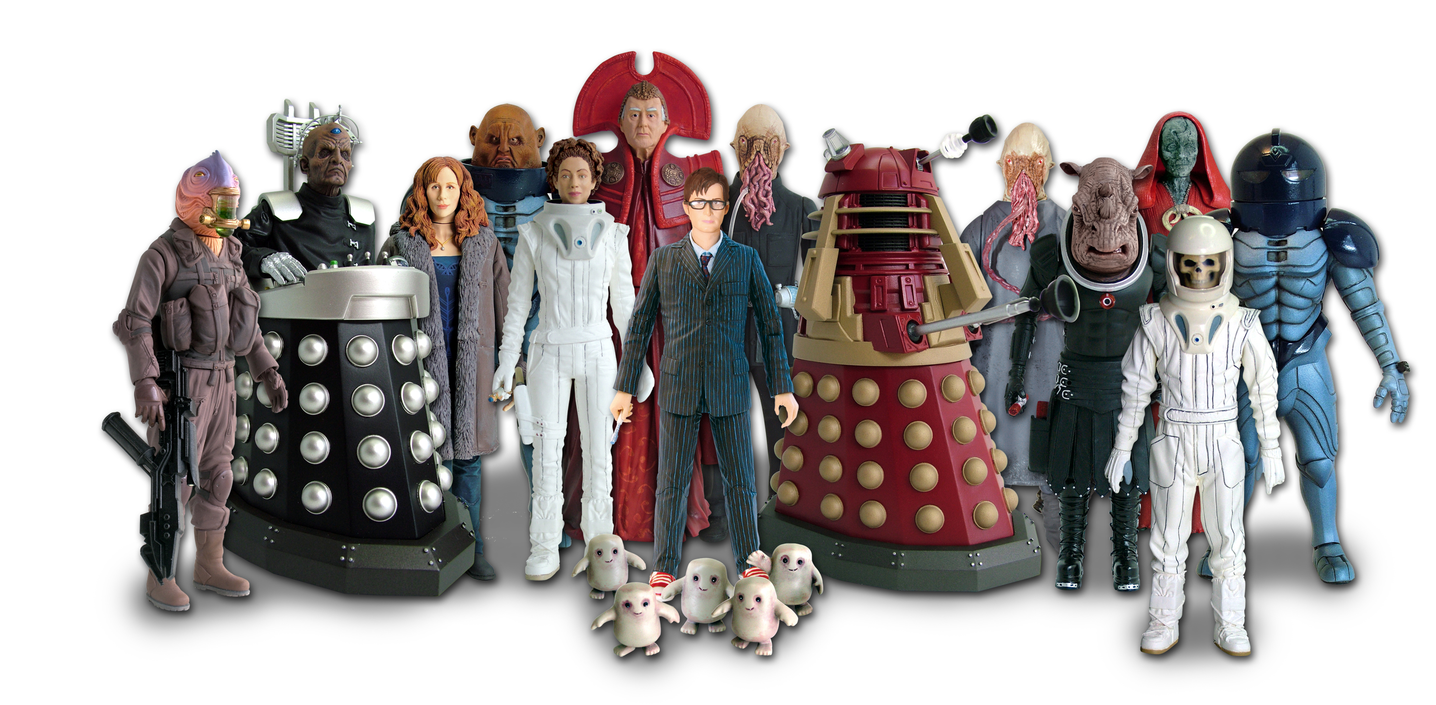 dr who Vashta Nerada Figures Series 4