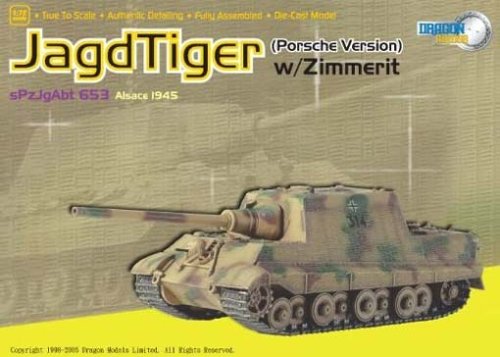 Armor 1:72 Scale Jagdtiger (Porsche Version)- s.Pz.Jg.Abt 653- Alsace 1945