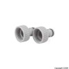 &frac34;` BSP Tap Connectors Pack of 2